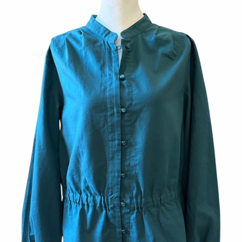 100% Cotton - Christopher & Banks Teal Utility Jacket